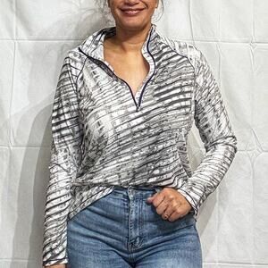 Under Armour White Half Zip Pullover Sz XL